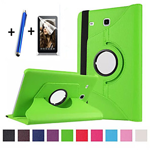 Custodia Per Samsung Galaxy Con supporto / Con chiusura magnetica / Rotazione a 360° Integrale Tinta unita Resistente pelle sintetica per Tab E 9.6