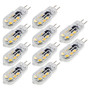 YWXLIGHT® 10pcs 3 W 250 lm G4 LED Φώτα με 2 pin MR11 12 leds SMD 2835 Διακοσμητικό ΘεÏμό Λευκό ΨυχÏÏŒ Λευκό Φυσικό Λευκό DC 12V AC 220-240V