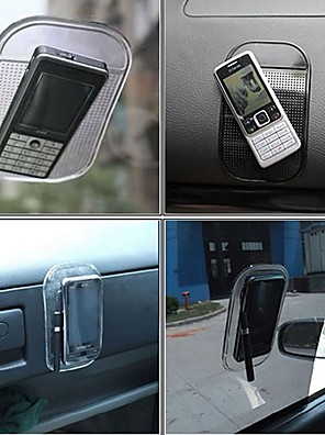salpicadero del coche ziqiao estera cojín pegajoso teléfono contra adminículo antideslizante móvil accesorios porta gps (colores